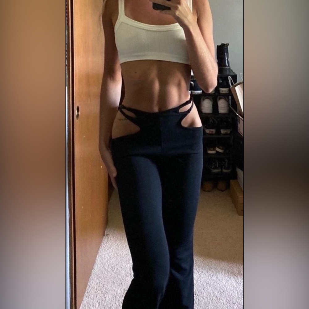 cut out pants